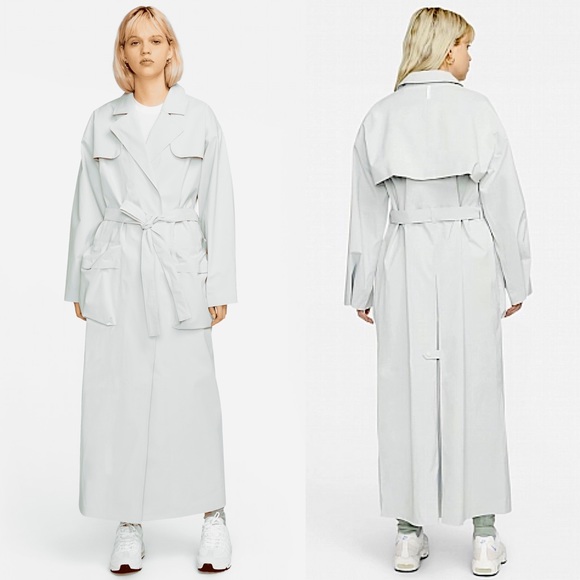 Nike Sportswear Storm-FIT ADV Tech Pack Trench Coat Jacket LIGHT Blue XL NEW - Picture 1 of 9
